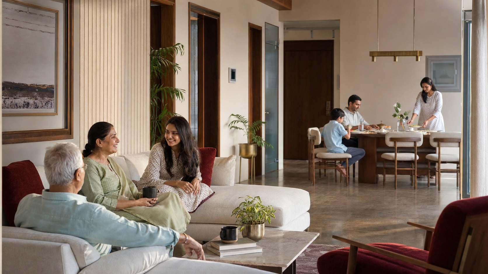 Gather: A home composed around everyday togetherness.